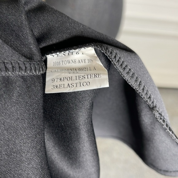 Venti 6 Black Faux Suede Coat Jacket Size Medium - Picture 3 of 7